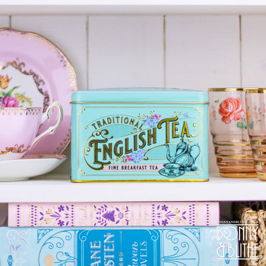 Vintage Victorian Tea Tin - 40 Breakfast Teabags